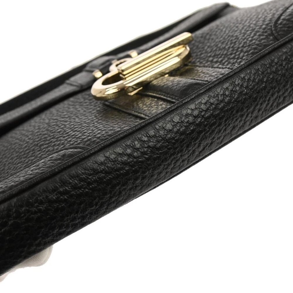 Gucci Black Leather Handbag 130846 002214 155335 - Picture 5 of 10